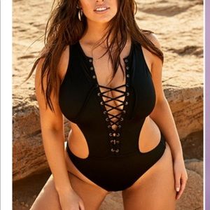 Ashley Graham Monokini
